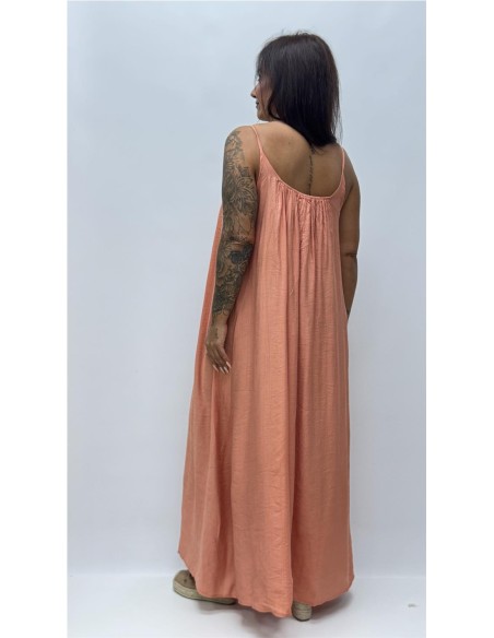 VESTIDO GRANA MAQUILLAJE