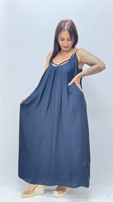 VESTIDO GRANA MARINO