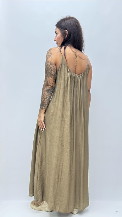 VESTIDO GRANA TAUPE