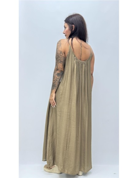 VESTIDO GRANA TAUPE