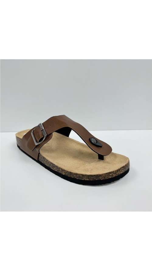 SANDALIA BIO DEDO MARRON