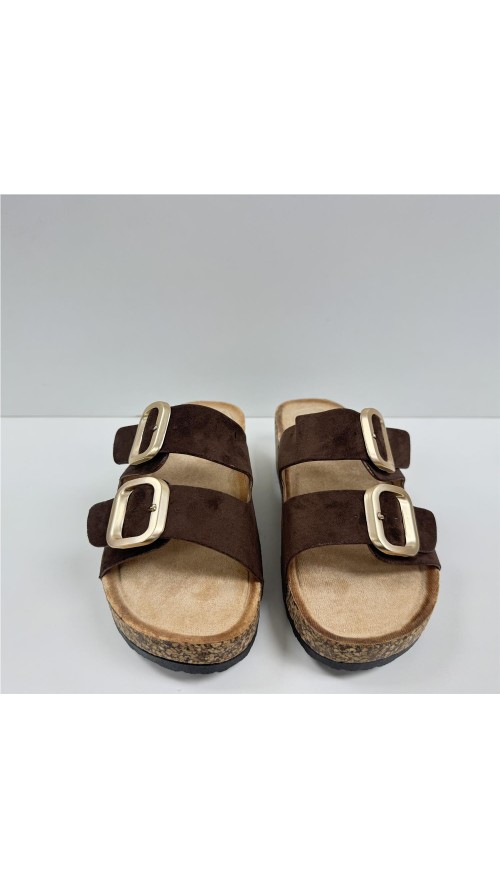 SANDALIA MARRON
