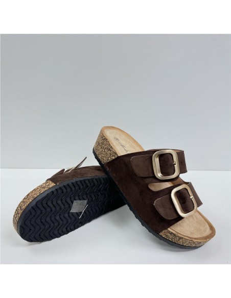 SANDALIA MARRON