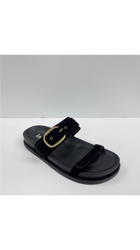 SANDALIA 2 TIRAS NEGRO