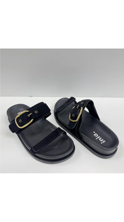 SANDALIA 2 TIRAS NEGRO
