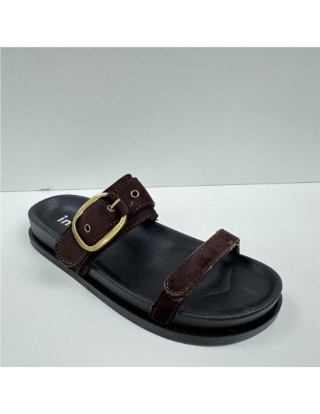 SANDALIA 2 TIRAS MARRON