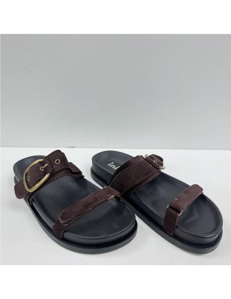 SANDALIA 2 TIRAS MARRON
