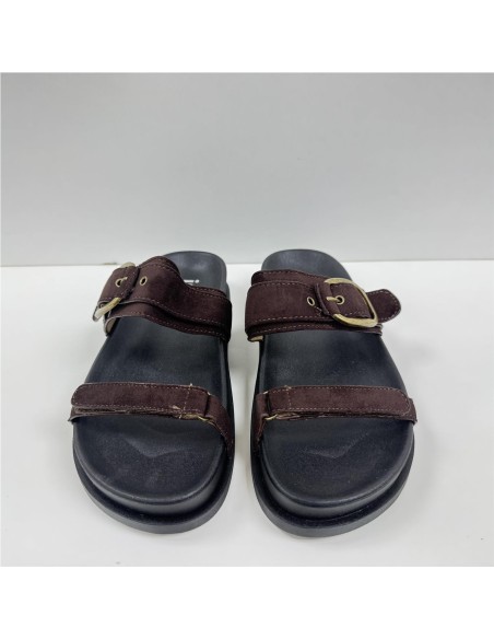SANDALIA 2 TIRAS MARRON