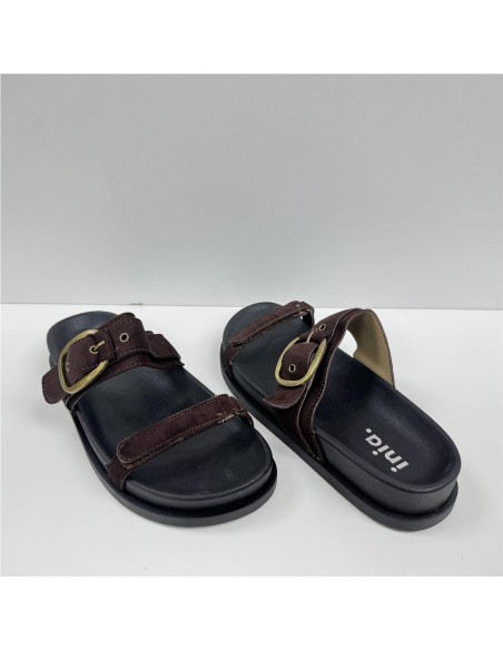 SANDALIA 2 TIRAS MARRON