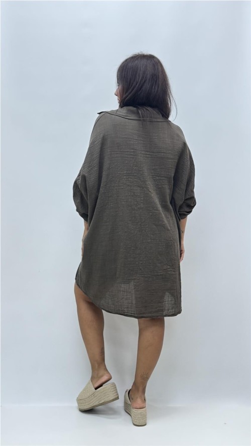 VESTIDO DIOR MARRON