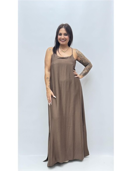 VESTIDO ACACIA MARRON