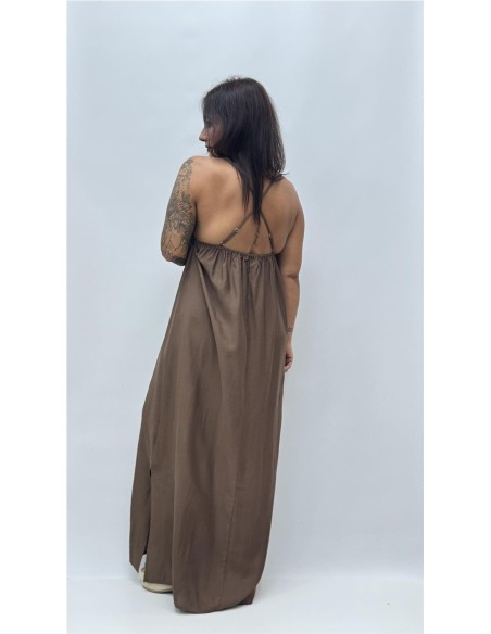 VESTIDO ACACIA MARRON