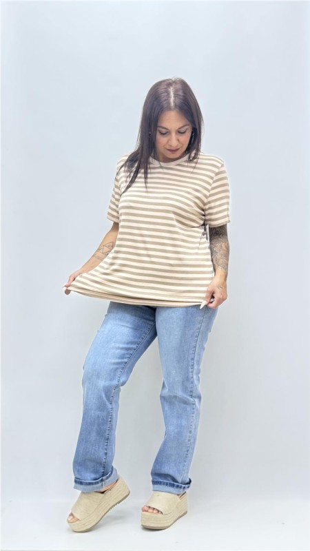 CAMISETA RAYAN BEIG 2