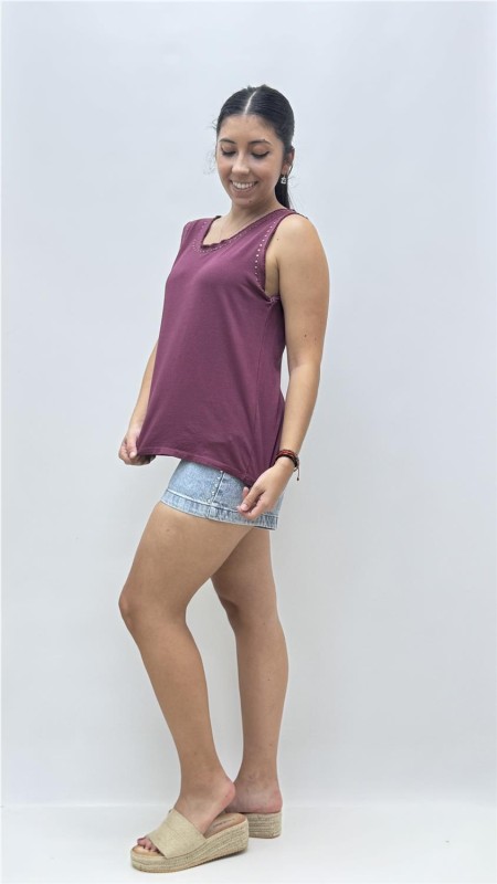CAMISETA TERESA BERENGENA 2