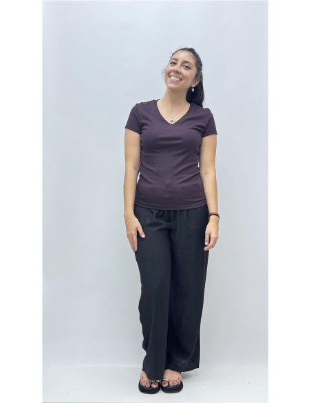 CAMISETA AGOSTO BERENGENA