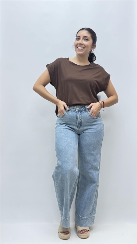 CAMISETA ESTELA MARRON