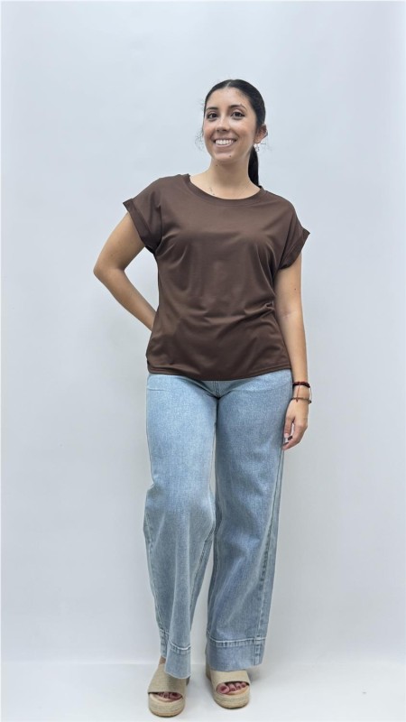 CAMISETA ESTELA MARRON 2
