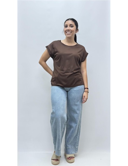 CAMISETA ESTELA MARRON