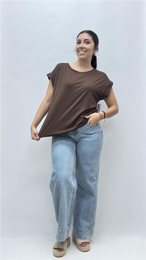 CAMISETA ESTELA MARRON