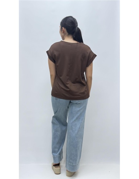 CAMISETA ESTELA MARRON