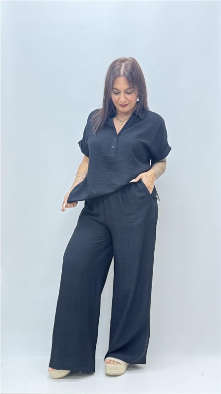 CAMISA AROA NEGRO