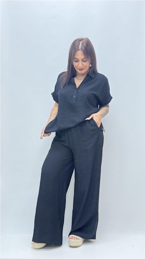 CAMISA AROA NEGRO