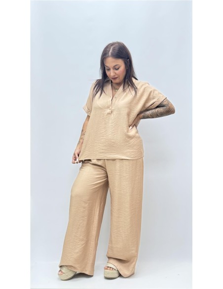 CAMISA AROA CAMEL