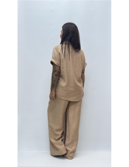 CAMISA AROA CAMEL