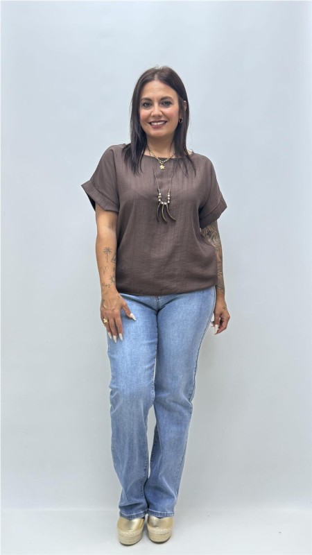 CAMISA LUNA MARRON 2