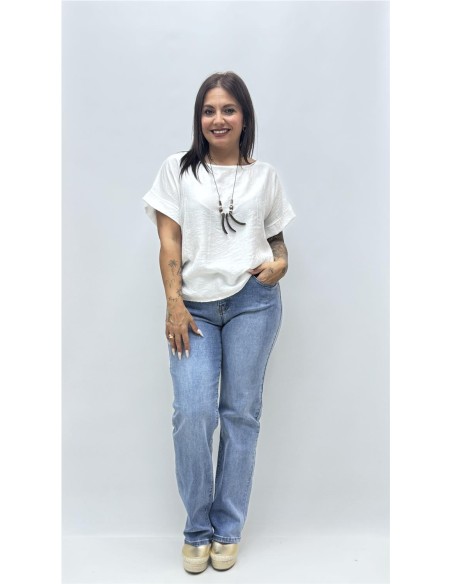 CAMISA LUNA BLANCO