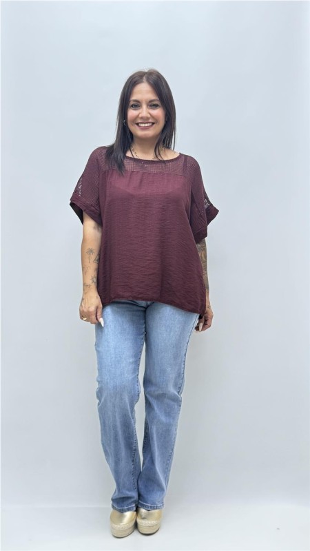CAMISA PARFUA BURDEOS 2