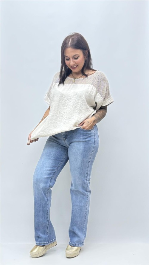 CAMISA PARFUA BEIG
