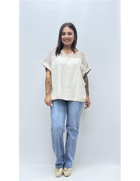 CAMISA PARFUA BEIG