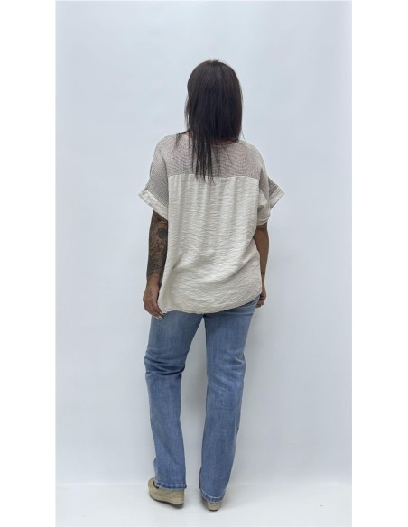 CAMISA PARFUA BEIG