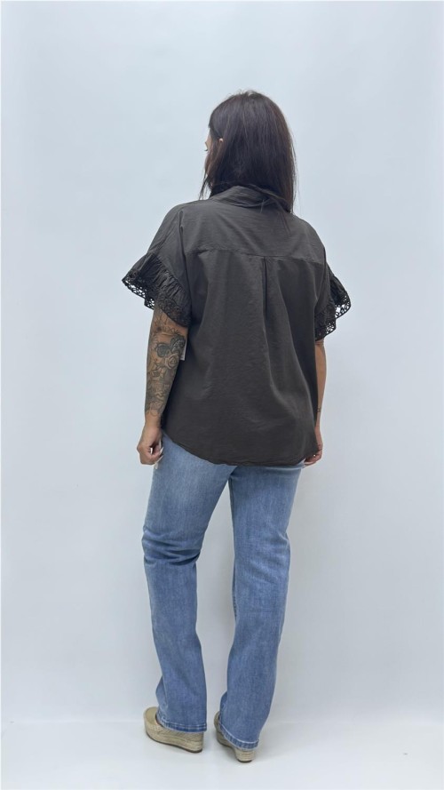 CAMISA ESME MARRON