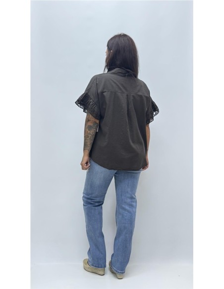 CAMISA ESME MARRON