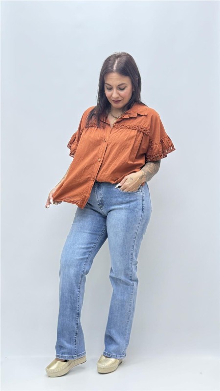 CAMISA ESME TEJA