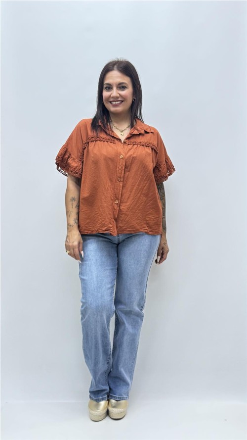 CAMISA ESME TEJA