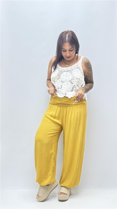 PANTALON IBIZA AMARILLO