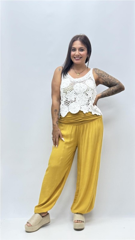 PANTALON IBIZA AMARILLO 2