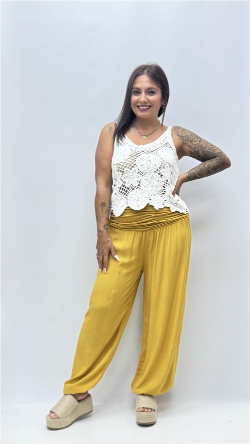 PANTALON IBIZA AMARILLO