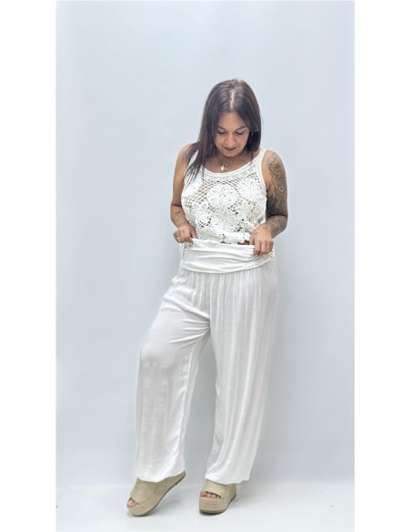 PANTALON IBIZA BLANCO