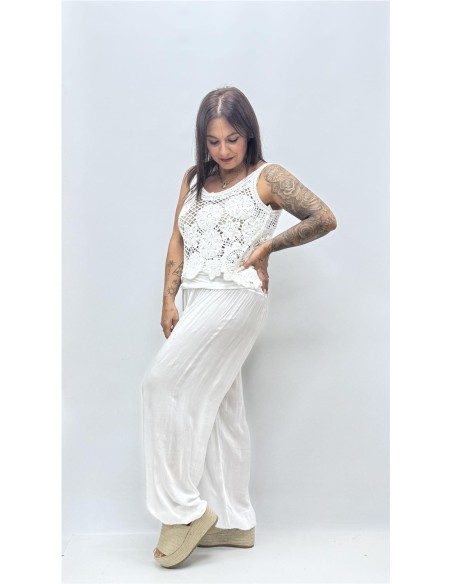 PANTALON IBIZA BLANCO