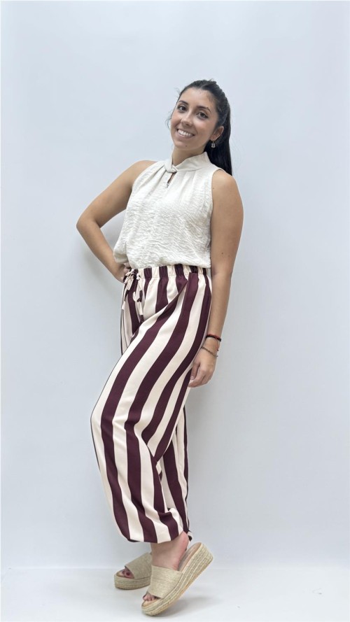 PANTALON DIANA BURDEOS