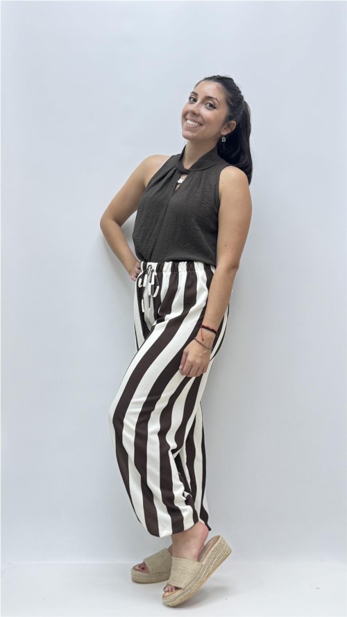 PANTALON DIANA MARRON