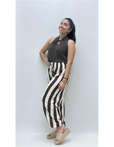 PANTALON DIANA MARRON