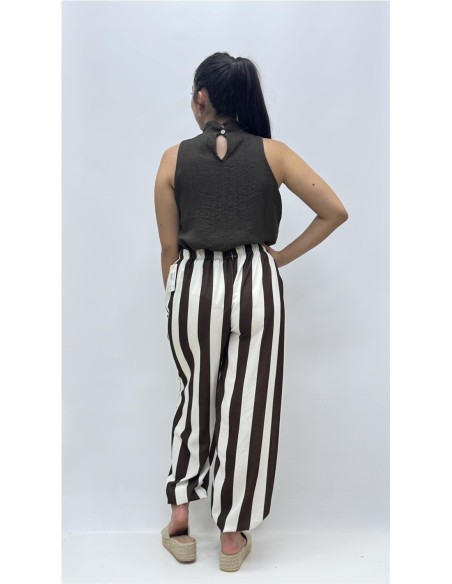 PANTALON DIANA MARRON
