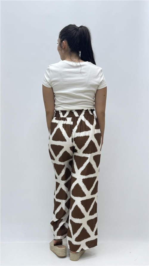 PANTALON COSMOS MARRON