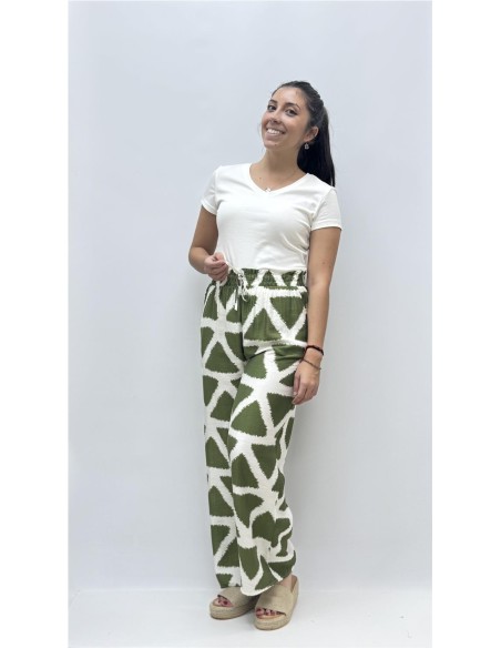PANTALON COSMOS VERDE