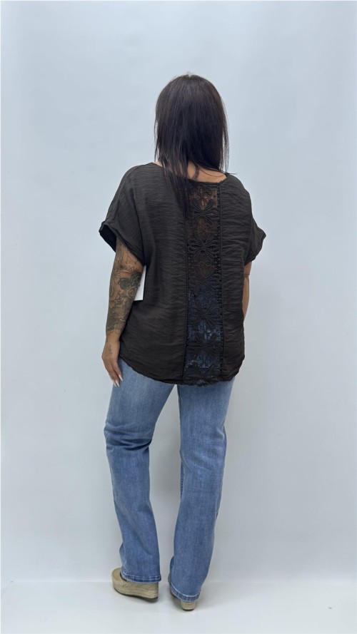 CAMISA GABRIELA MARRON